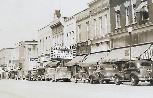 New Fremont Theatre - Blow Up Of Post Card (newer photo)